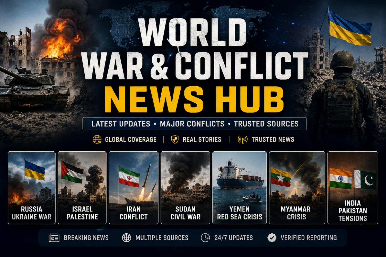 World War & Conflict News: Latest Global Conflicts, War Updates & Trusted News Sources
